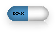 A capsule with DCV30 written on it
